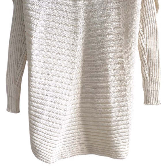 The Alpaca Connection 100% Alpaca Open Cardigan Sweater Cream/Ivory Size Large - Picture 6 of 12